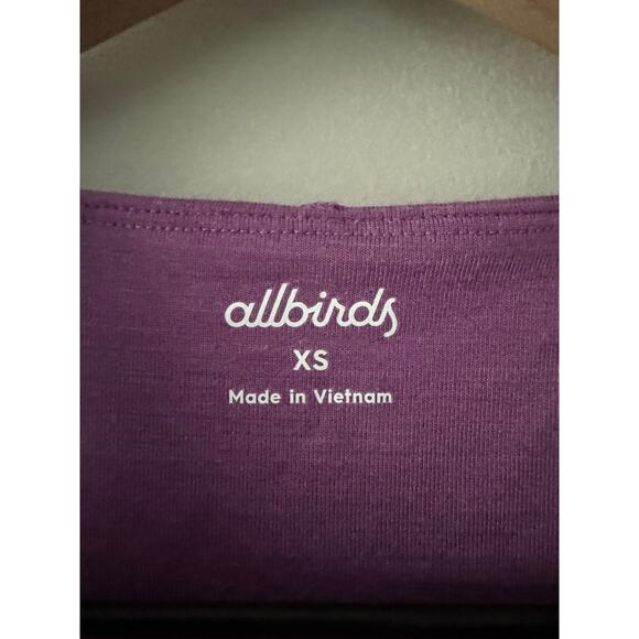 Allbirds Natural Run Form Tank Top Cropped Purple Lyocell Merino Wool Stretch XS - Picture 7 of 10